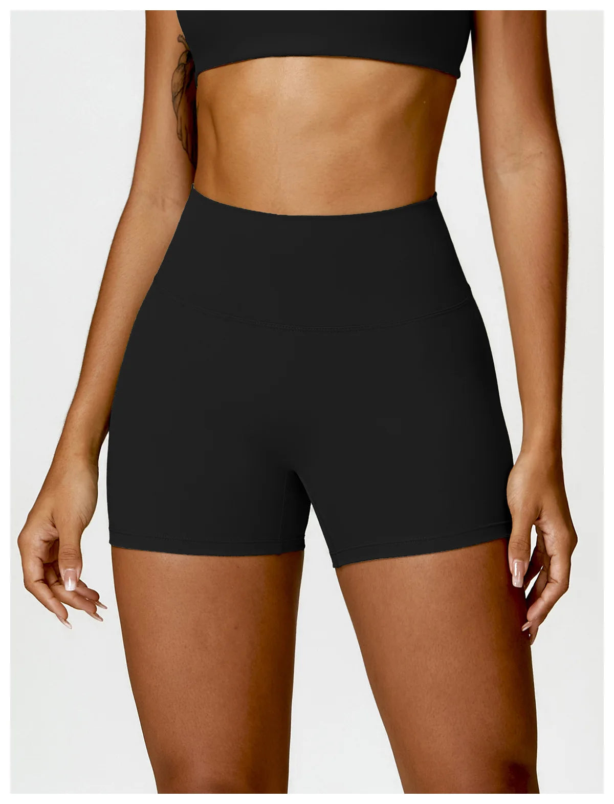 Women's Yoga Shorts Gym Leggings Cycling Slim Fit Workout Shorts High Waist Sports Shorts - The Clothing Company Sydney