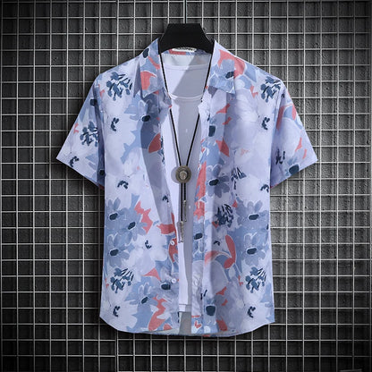 Men's Tropical Short Sleeve Printed Shirt  Unisex  Casual Tops - The Clothing Company Sydney