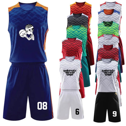 Customized Reversible Basketball Jersey Set Men Women Kids Quick Drying Jersey and Shorts Set - The Clothing Company Sydney
