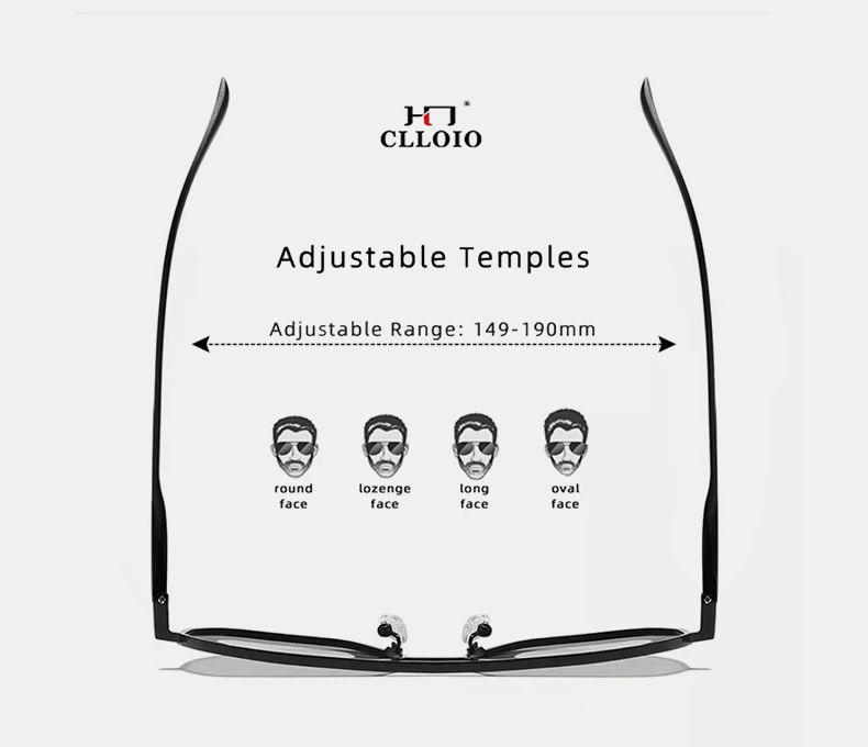 Fashion Aluminum Photochromic Sunglasses Men Women Polarised Sun Glasses Chameleon Anti-glare Driving Sunglasses - The Clothing Company Sydney