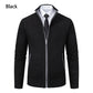 Men's Casual Stand Collar Sweater Zipper Cardigan The Clothing Company Sydney