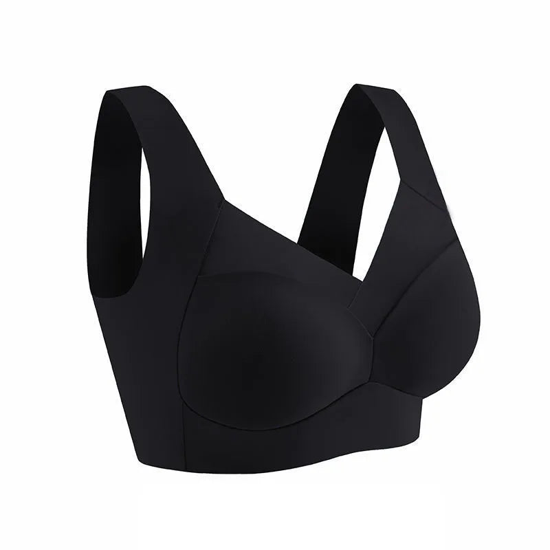 2 Pack Women's Lace Plus Size Seamless Bra Bralette Backless Brassiere Vest Female Gather Shock-Proof Wireless Sports Bra The Clothing Company Sydney
