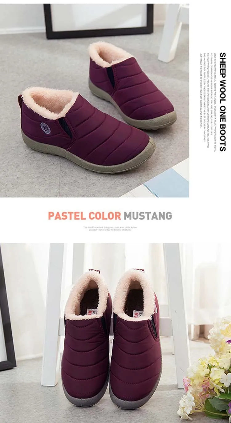 Men's Boots Snow Hiking Winter Boots For Men Outdoor Men Shoes Platform Work Shoes Footwear - The Clothing Company Sydney