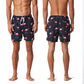 Summer Mens Swim Shorts Beach Quick Dry Printing Swimsuit Plus Size Mesh Liner Surfing Gym Board Shorts