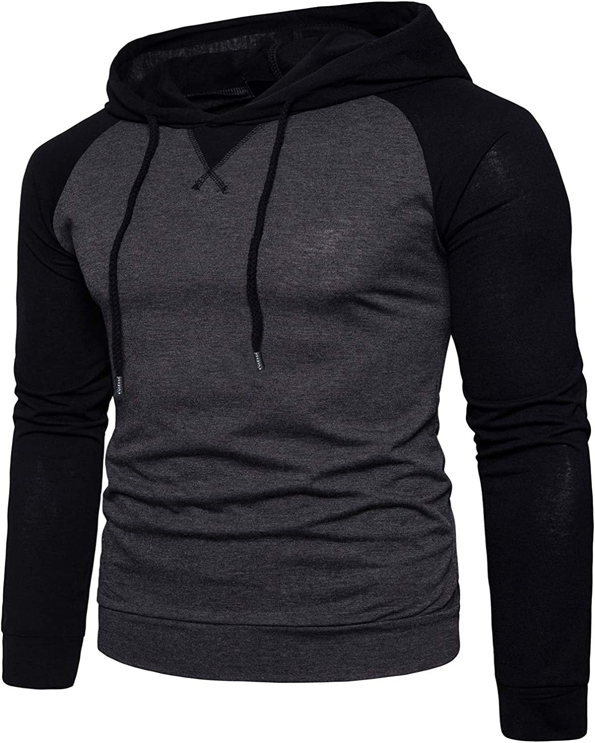 Men's Hoodies Sweatshirts Long Sleeve Solid Patchwork Single Breasted Drawstring Lightweight Casual Street Home Clothing Top The Clothing Company Sydney