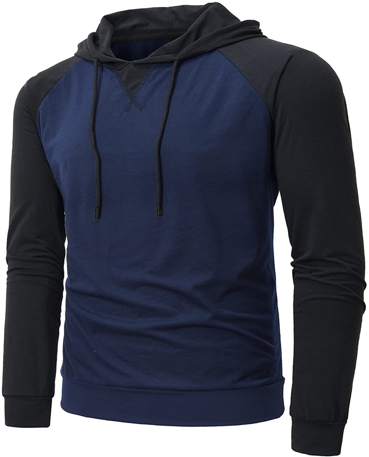 Men's Hoodies Sweatshirts Long Sleeve Solid Patchwork Single Breasted Drawstring Lightweight Casual Street Home Clothing Top The Clothing Company Sydney