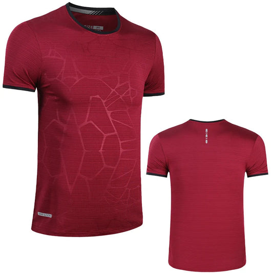 Breathable Print Shirts Running Sport Fashion Training Gym Lightweight Workout Quick Dry Short Sleeve Tops The Clothing Company Sydney