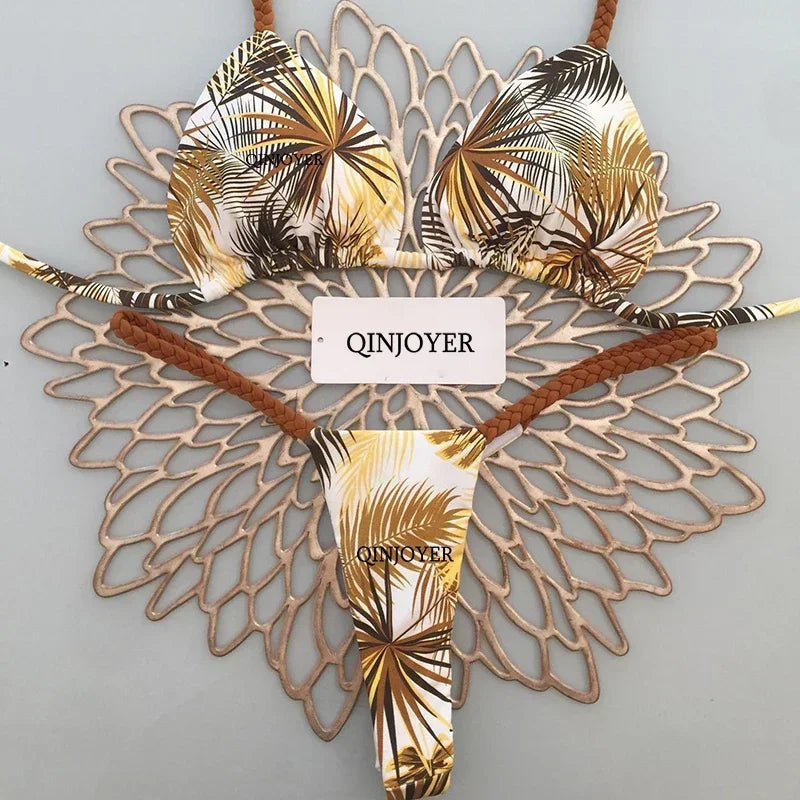 2 Piece Swimwear Bikini Set Thong Swimsuit Two Pieces Bathing Suit Women's Beach Wear The Clothing Company Sydney