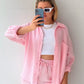 Summer Women's Suit Short Sets Outfits Suit Two Piece Button Up Matching Outfit Set - The Clothing Company Sydney