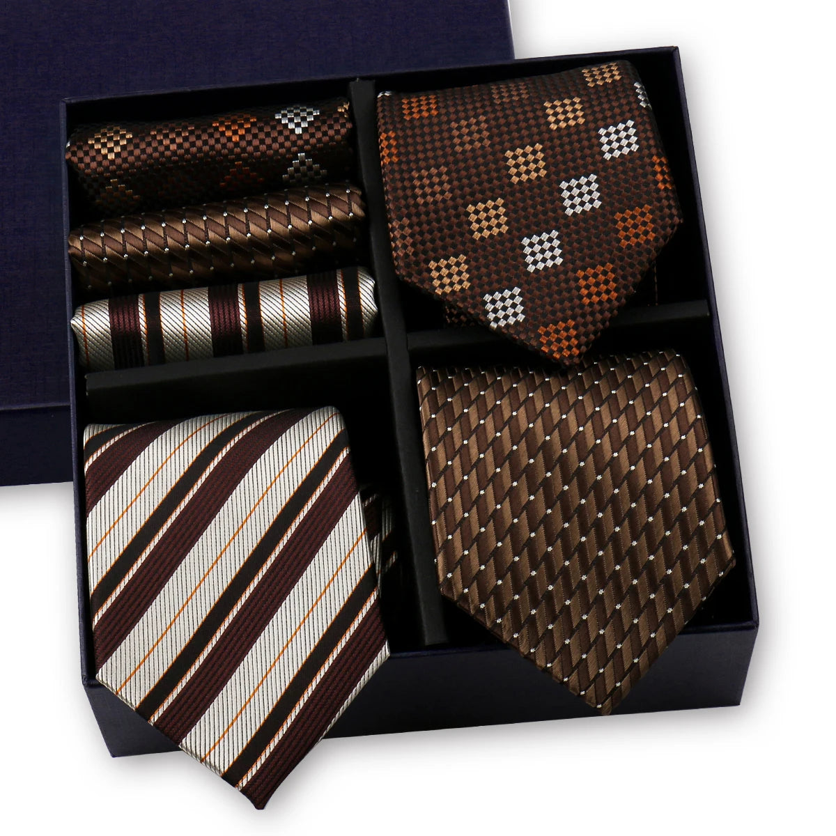 Luxury Men's Tie Sets In Gift Box Paisley Striped Necktie Handkerchief For Men Wedding Formal Clothing Accessories Set The Clothing Company Sydney
