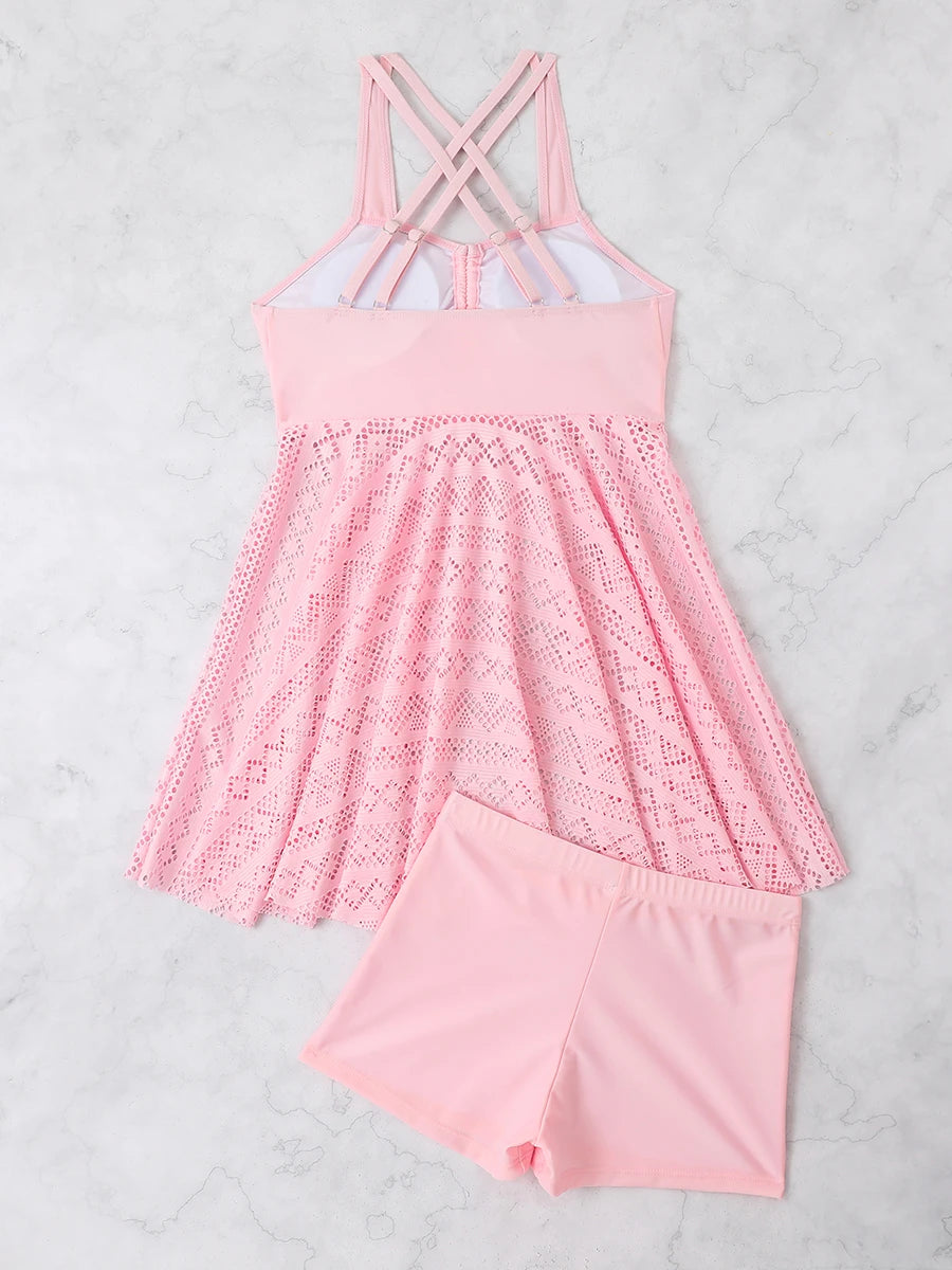 2 Piece Tankini & Beach Skirt Swimsuit Swimwear Bathers Bathing Swimming Suit Summer Beachwear - The Clothing Company Sydney