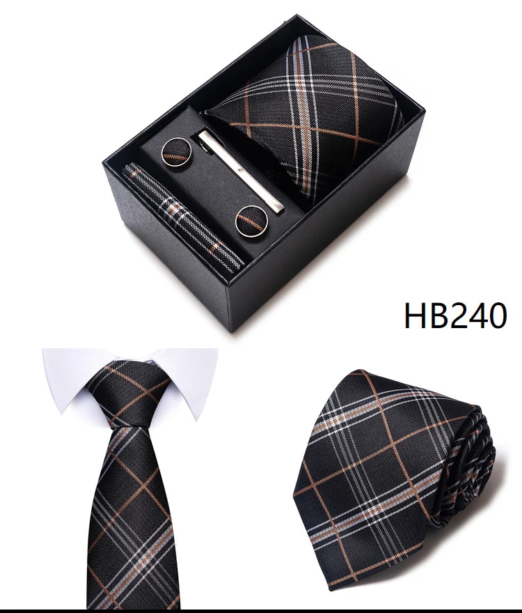 7.5 cm Business Ties Hanky Cufflink Set Tie Clips Green Necktie Corbatas For Men Wedding In Gift Box The Clothing Company Sydney