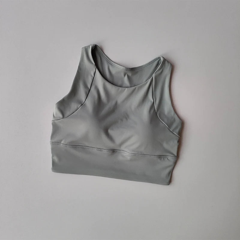 Shock proof Compact Sports Vest Running Breathable Full cup Yoga Vest Gym Clothing Summer Fitness Sports Bra The Clothing Company Sydney