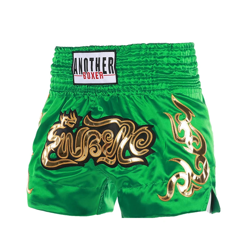 Unisex Slim-Cut Muay Thai & MMA Boxing Fight Shorts – Patchwork Martial Arts Trunks The Clothing Company Sydney