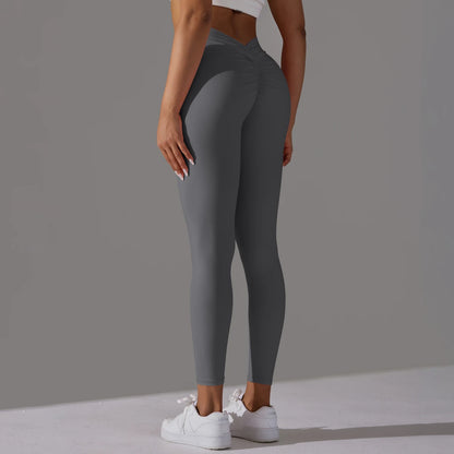 V Shape Waist Push Up Women's Fitness Yoga Pants Workout Tights Gym Leggings - The Clothing Company Sydney