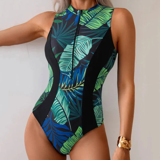 One Piece Large Swimsuits Plus Size Swimwear Push Up Bathing Suits Beachwear Women's Swimming Suit - The Clothing Company Sydney