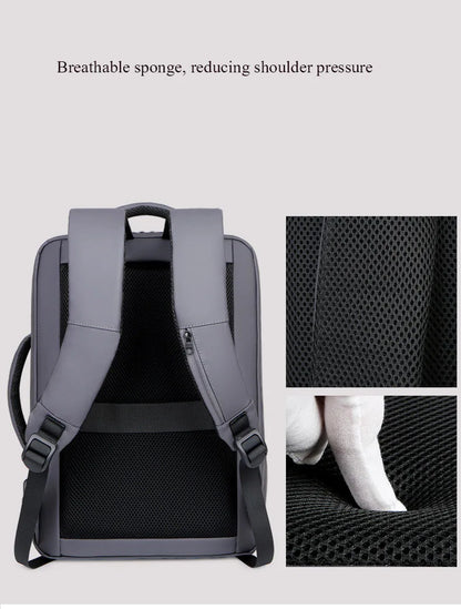 Large Backpack USB Charging Laptop Bagpack Waterproof Business Travel Cabin Hand Luggage Back Pack Bag - The Clothing Company Sydney