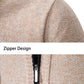 Men's Casual Stand Collar Sweater Zipper Cardigan The Clothing Company Sydney