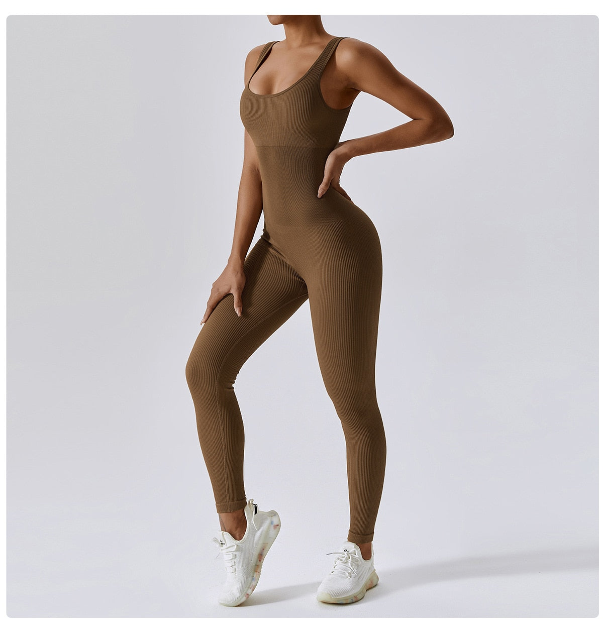 Spring Seamless One-Piece Yoga Clothes Sportswear Women's Gym Push Up Workout Clothes Fitness Sports Stretch Bodysuit Yoga Suit The Clothing Company Sydney