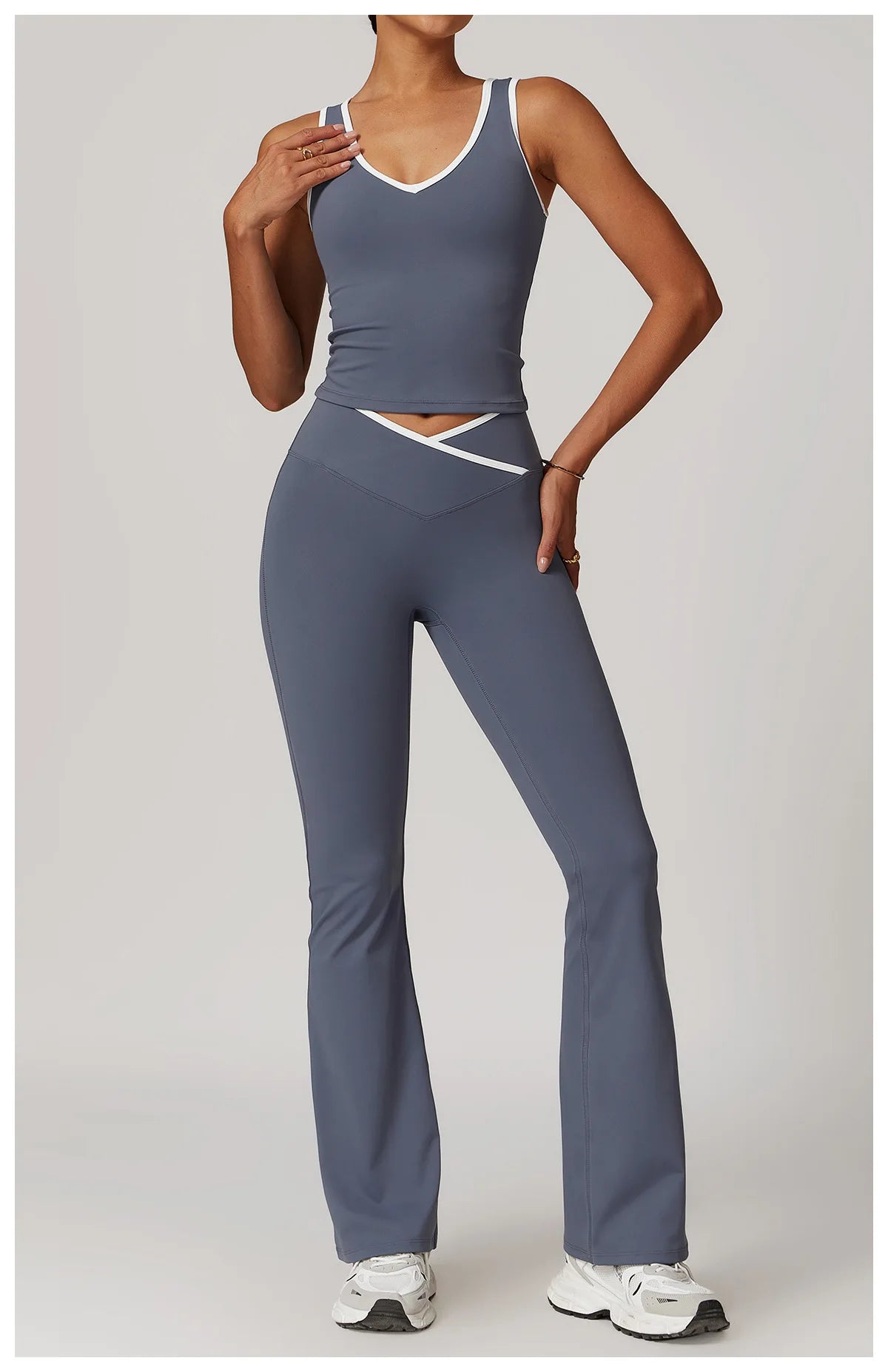 2 Piece Yoga Set Women's Workout Outfits Fitness Sportswear Gym Tracksuit High Waist Leggings Sports Bra Athletic Wear The Clothing Company Sydney