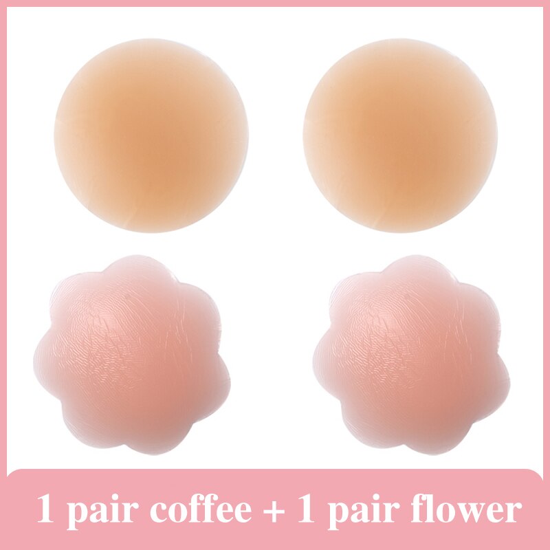Reusable Invisible Silicone Nipple Cover Self Adhesive Breast Chest Bra Solid Colour Women's Pasties Pad Mat Stickers Accessories The Clothing Company Sydney