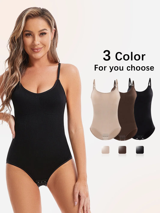 Women's Shapewear Seamless Full Body Shaper Smooth Out Bodysuit High Elastic Body Suits