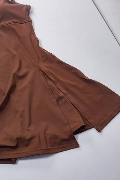 Women's Sports Tennis Dress Removable chest cushion Breathable Outdoor Yoga Tennis Skirt Dress - The Clothing Company Sydney