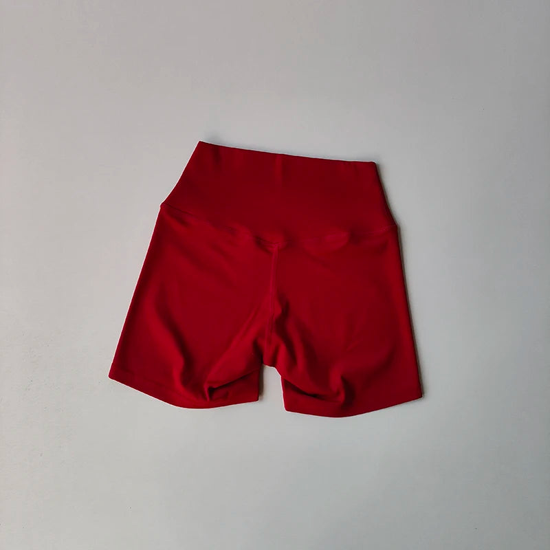 2 Piece Yoga Gym Set Halter Top Set Yoga High Waist Shorts Backless Tights Bra Vest Seamless Stretch Ribbed Shorts Set - The Clothing Company Sydney