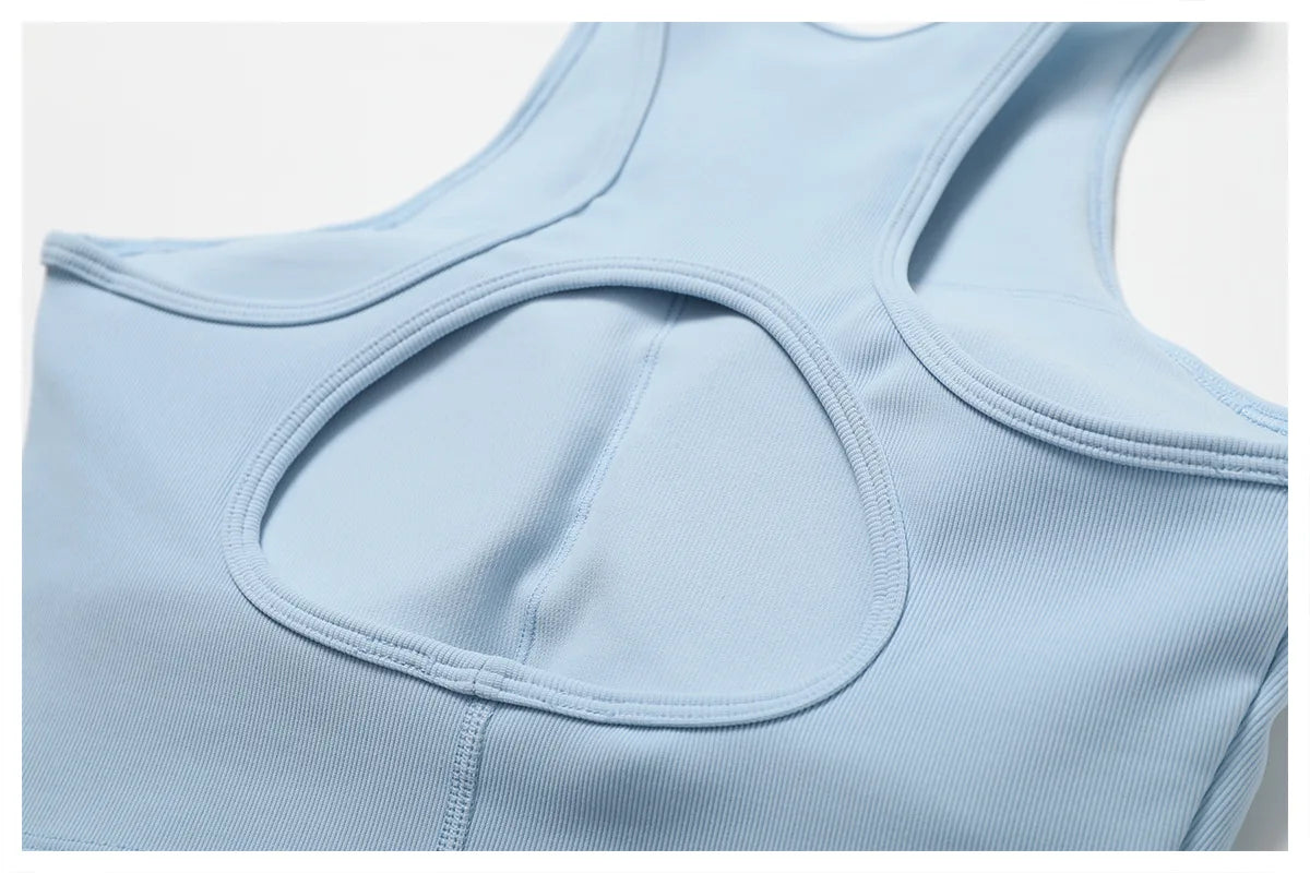 Women's Sport Bras Gym High Intensity  Running Yoga Beautiful Back Dry Bras Shockproof Rib Workout Bra Seamless Fitness Top The Clothing Company Sydney