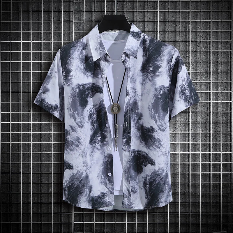 Men's Tropical Short Sleeve Printed Shirt  Unisex  Casual Tops - The Clothing Company Sydney