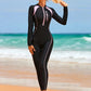 Women's Swimwear One piece Thin Diving Suit Long Sleeve Full Body Surfing Snorkelling Beach Wear Sunscreen Swimsuit - The Clothing Company Sydney