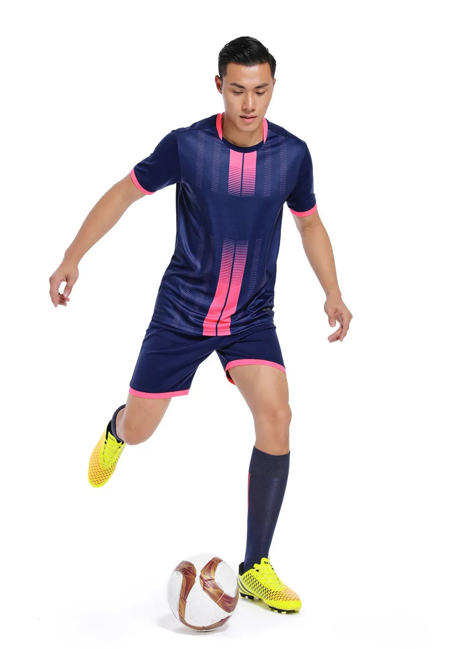 Men Women Kids Soccer Set Short Sleeve Volleyball Uniform Football Jersey Team Training Shirts Sport Kit Suit Breathable Set The Clothing Company Sydney