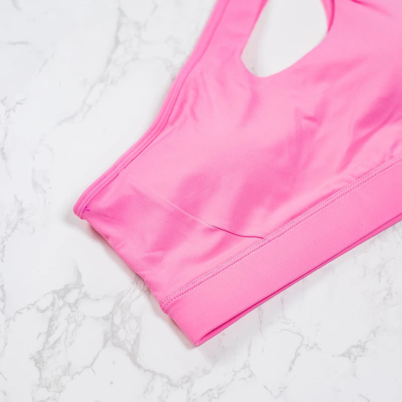 Womens One Shoulder Sports Bras Yoga Top Vest Yoga Gym Outdoor Sport Running Fitness Underwear The Clothing Company Sydney