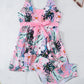 Floral Tankini Set 2 Piece Women Swimsuit High Waist Swimwear Bathers Bathing Swimming Suit Summer Beachwear