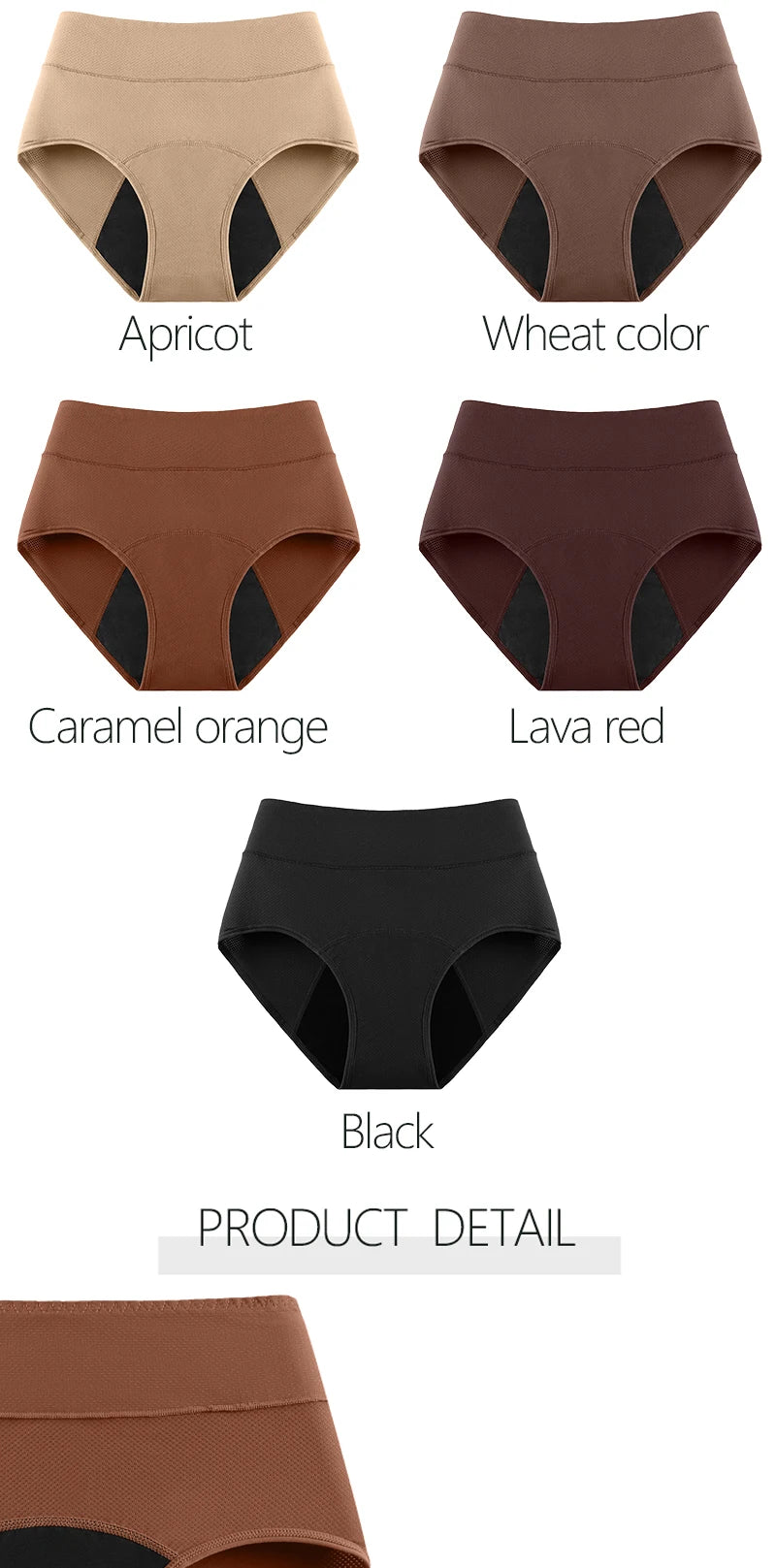 3 Layers Menstrual Panties Absorption Maternity Physiological Incontinence Breathable Briefs Waterproof Period Women's Underwear The Clothing Company Sydney