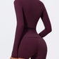 2 Piece Sports Suit Women Half Zipper Long Sleeves Slim Yoga Set Flared Activewear Gym Workout Sportswear The Clothing Company Sydney