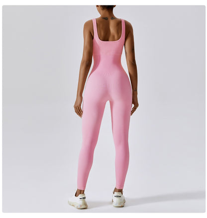 Spring Seamless One-Piece Yoga Clothes Sportswear Women's Gym Push Up Workout Clothes Fitness Sports Stretch Bodysuit Yoga Suit The Clothing Company Sydney
