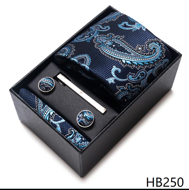 7.5 cm Business Ties Hanky Cufflink Set Tie Clips Green Necktie Corbatas For Men Wedding In Gift Box The Clothing Company Sydney