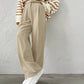Classic Formal Straight Leg Pants Spring Summer Women's Versatile Casual Wear Loose Fit Wide Leg Pants The Clothing Company Sydney