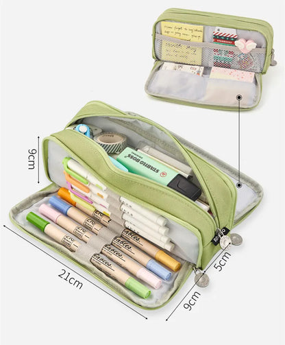 Large Capacity Pencil Case Cute Pencil Cases Student Pen Case Big School Supplies Stationery Pencil Bags Box Pencil Pouch The Clothing Company Sydney