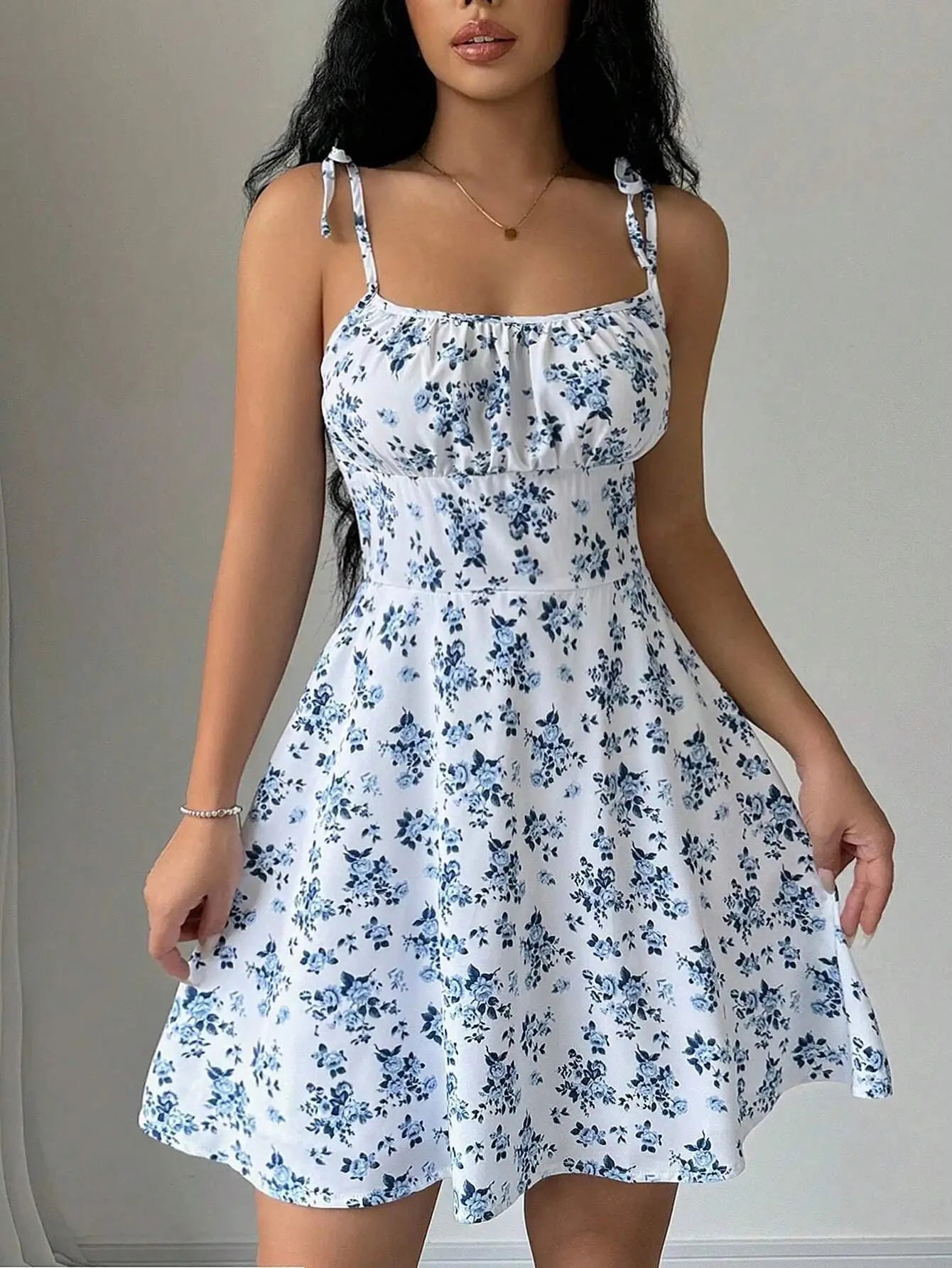 Women's Summer Floral Spaghetti Strap Beach Dress The Clothing Company Sydney