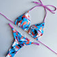 2 Piece Halter Micro Bikini Thong Swimsuit Women's Swimwear Bandage Brazilian Bathing Suit - The Clothing Company Sydney