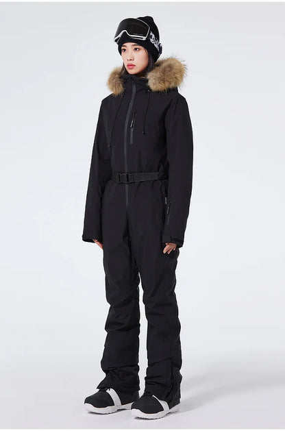 Winter Jumpsuit Ski Suit Outdoor Snowboard Jacket Suit Waterproof Windproof Set Warm Snow Jumpsuit - The Clothing Company Sydney
