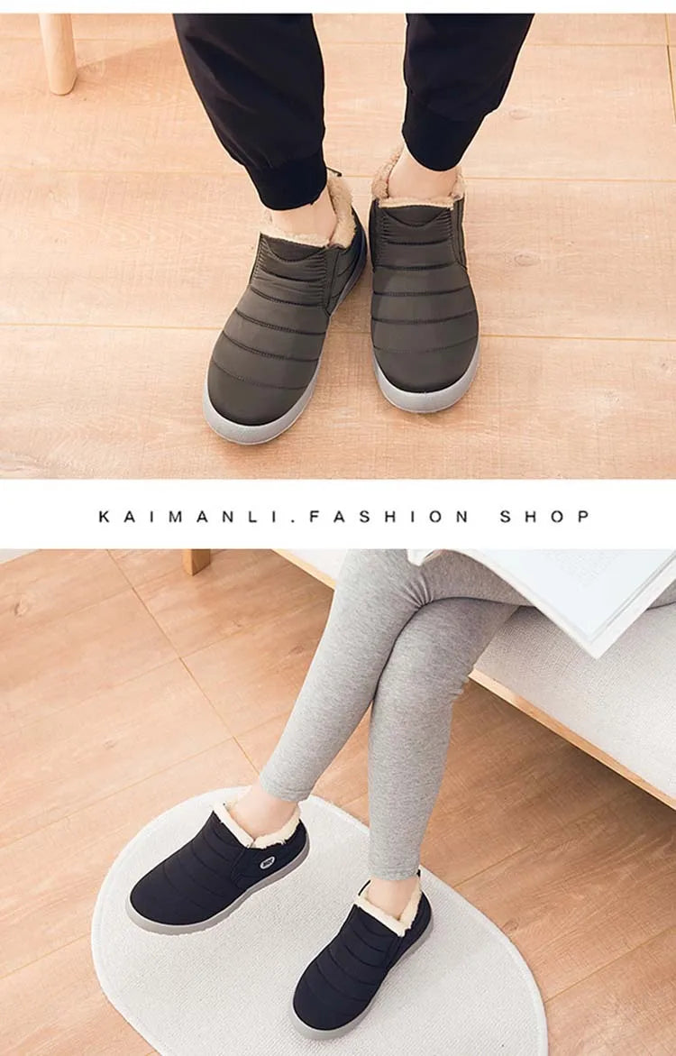 Men's Boots Snow Hiking Winter Boots For Men Outdoor Men Shoes Platform Work Shoes Footwear - The Clothing Company Sydney