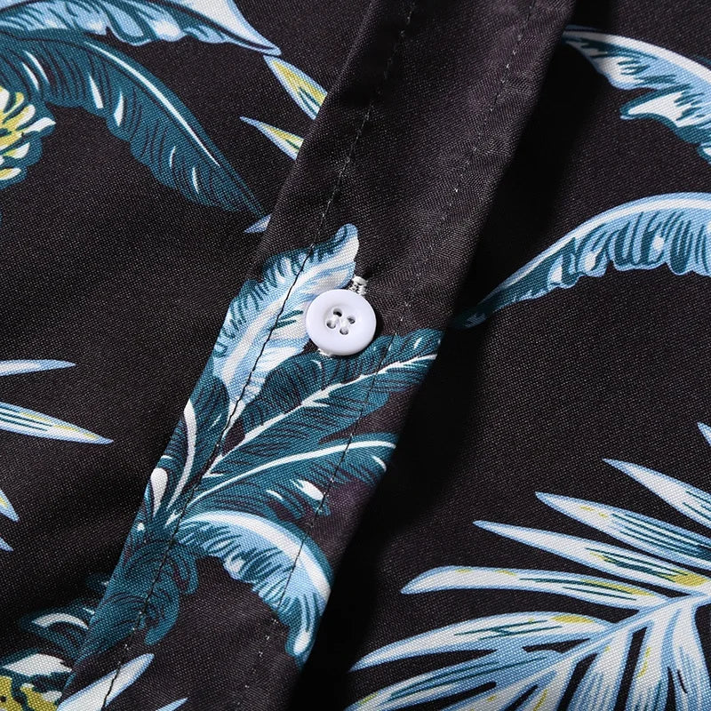 Men's Summer Short Sleeve Printed Shirt Thin Beach Shirt Men's Clothing Turtle Neck Polo  Shirt Casual Top - The Clothing Company Sydney