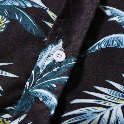 Men's Summer Short Sleeve Printed Shirt Thin Beach Shirt Men's Clothing Turtle Neck Polo  Shirt Casual Top - The Clothing Company Sydney