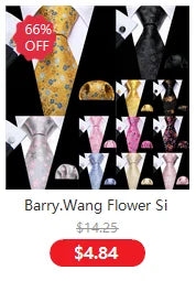 Elegant Men's Gold Leaves Floral Silk Neck Tie Pocket Square Cufflinks Wedding Business Party Gift Set - The Clothing Company Sydney