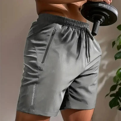Summer Gym Sport Running Squat Fitness Workout Short Pants Breathable Quick-drying Drawstring Mens Shorts - The Clothing Company Sydney