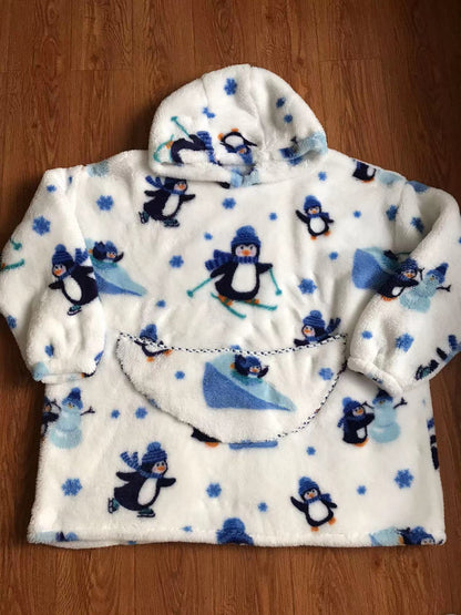Oversized Hooded Blanket for Adult Child Wearable Blankets for Winter Warm Outdoor Hoodie Sweatshirt The Clothing Company Sydney