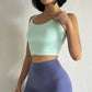 Women's Sports Bras Fitness Top Lingerie, Push Up Fixed Pad Yoga Bra Knotted Back Running Vest Gym Tops The Clothing Company Sydney